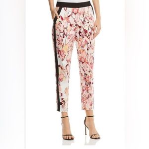 Donna Karan New York  Slim Floral Printed Cotton Pants Size 14